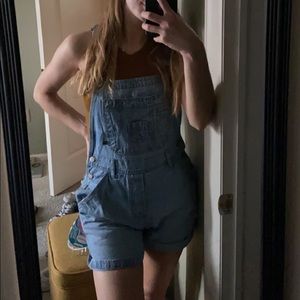Denim overalls
